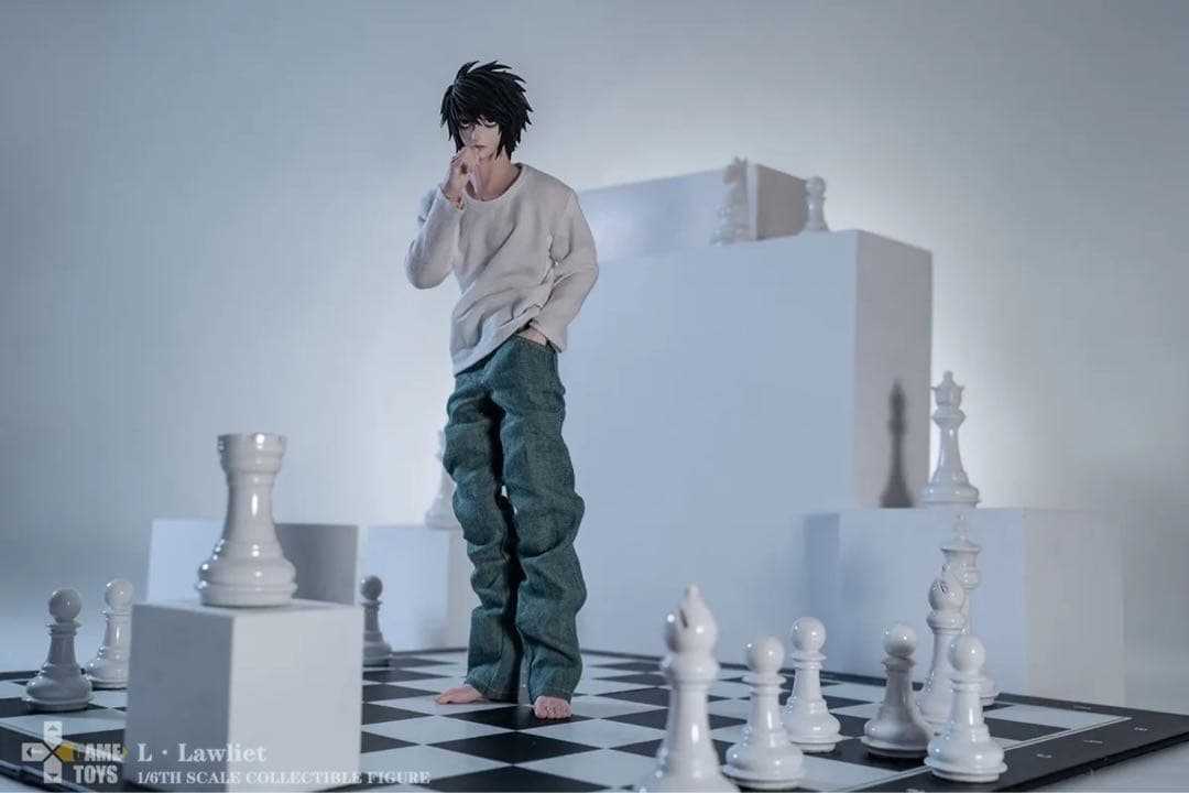 GAMETOYS GT-007 008 デスノート夜神月 Lエル2体セット特典付