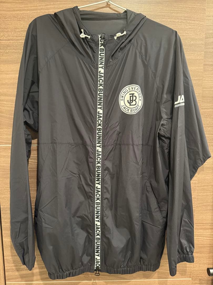 ジャックバニーメンズ 撥水 フルジップブルゾンブラック