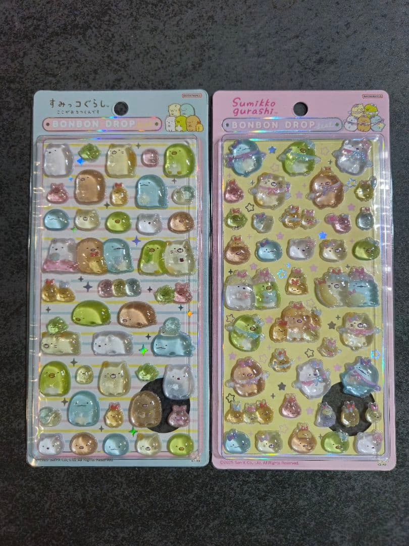 【正規品】ボンボンドロップシールすみっコぐらし 2枚