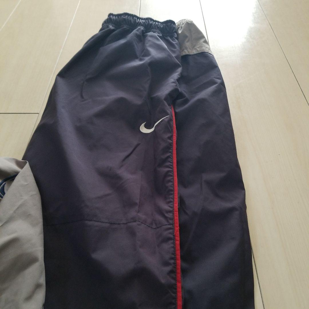 Nike ウィンドブレーカー グレー/ネイビー