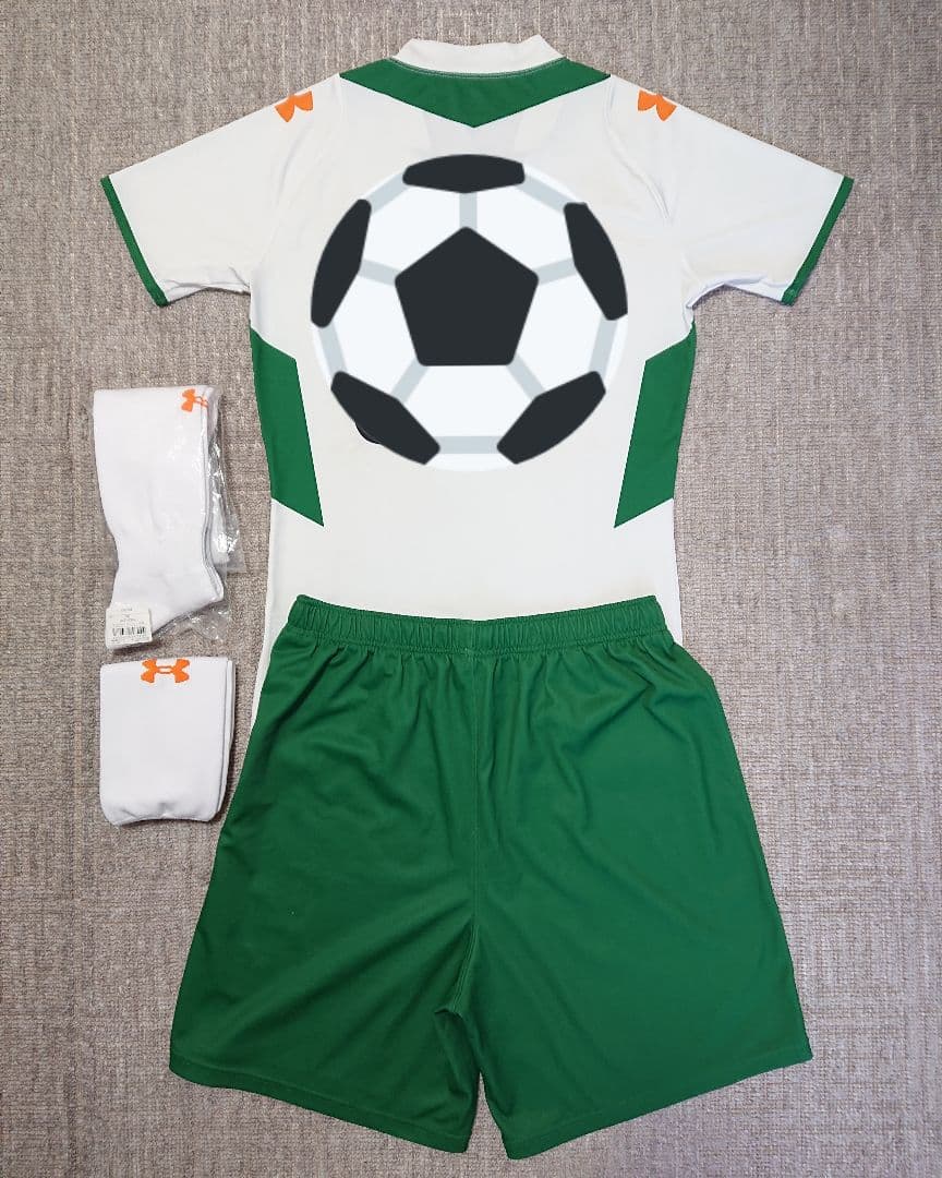 青森山田/サッカー アウェイユニフォームフルセット アンダーアーマー XLサイズ