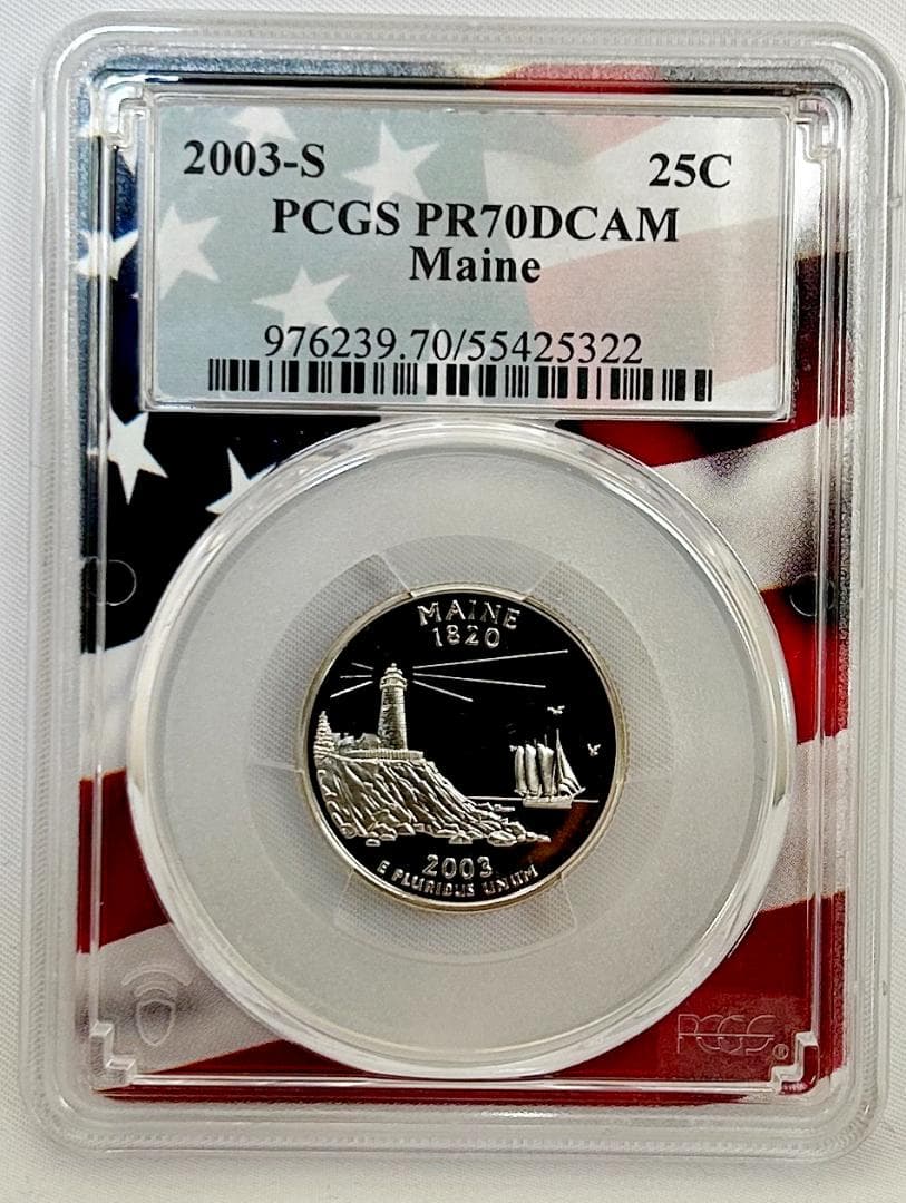 2003年　アメリカ　25セント5枚セット　PCGS PR70　 DCAM