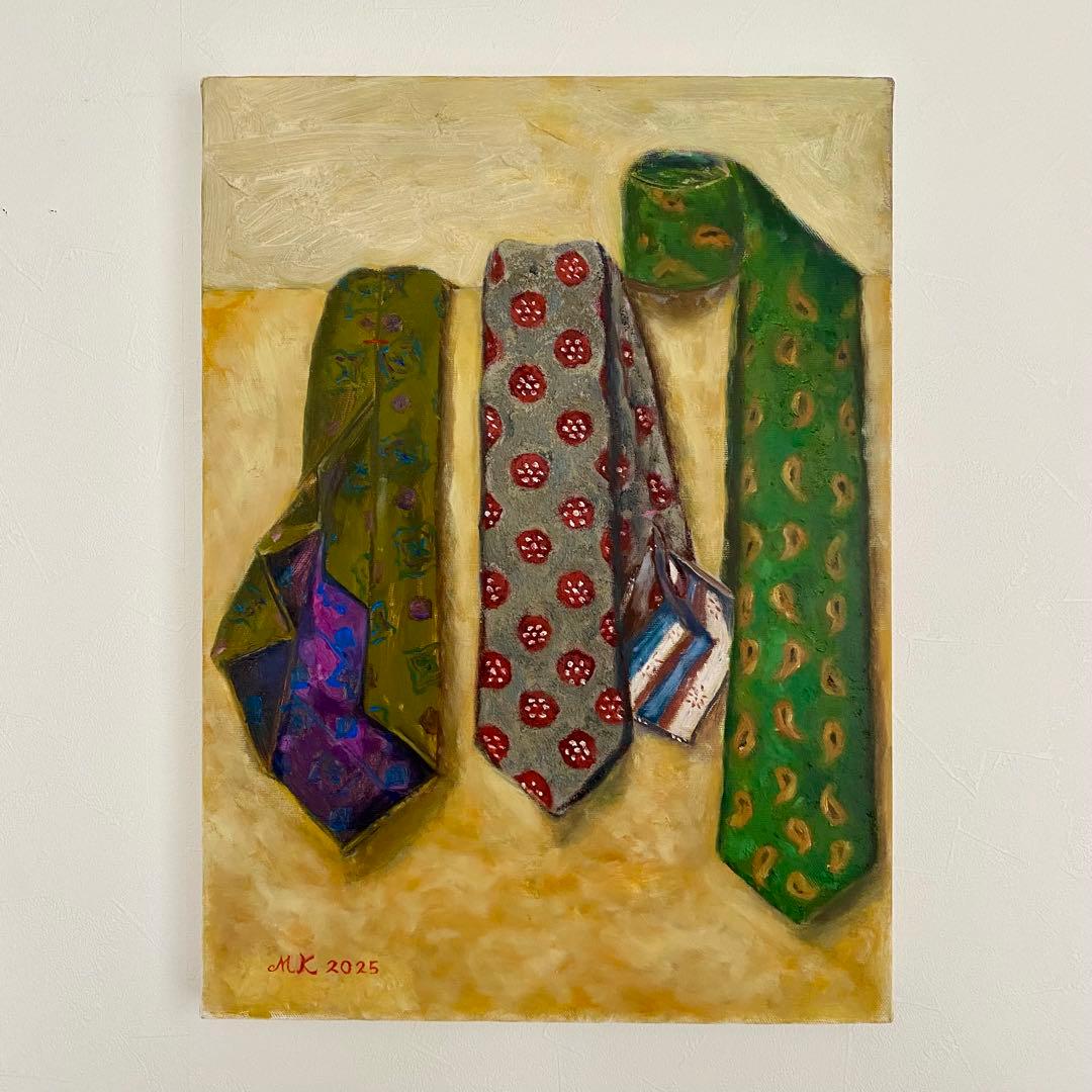 ネクタイ P8 絵画 油彩画 oil painting art