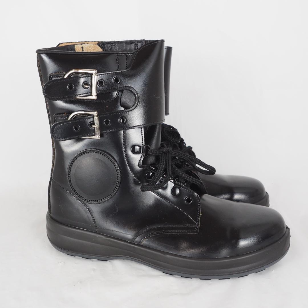 G0760*Shimon*安全靴*半長靴*警備靴*25.5cm3E*黒