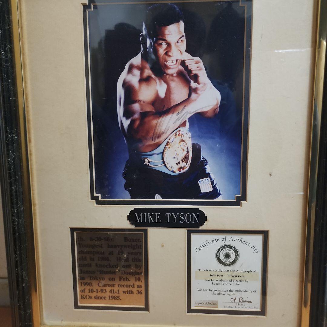 マイク・タイソン サイン入り写真
