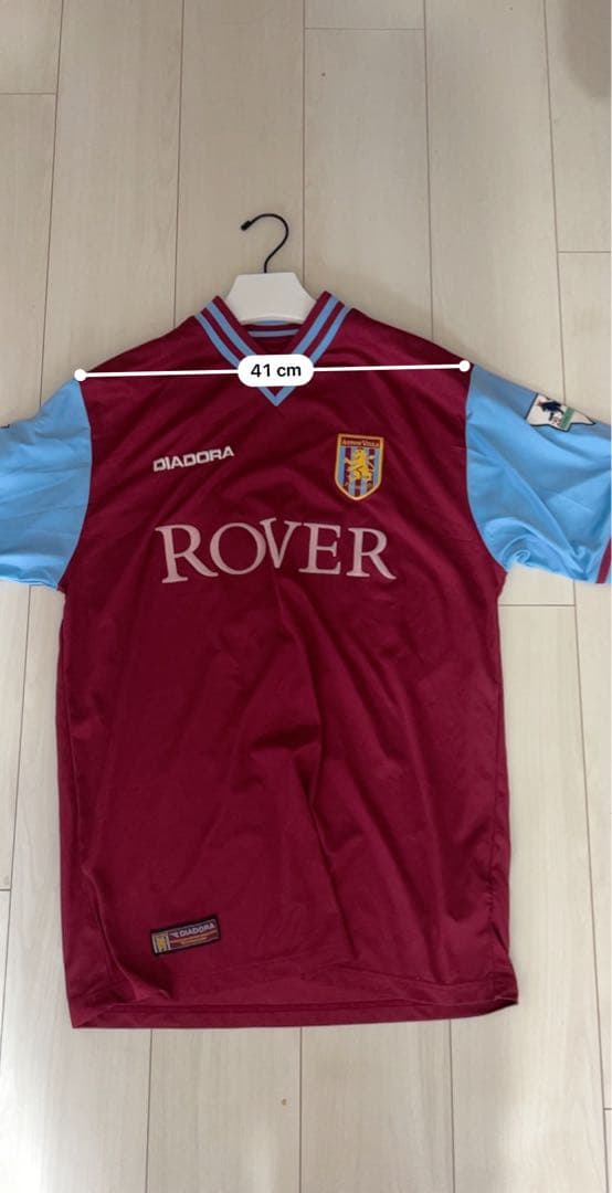 アストンヴィラ　サッカーユニフォーム