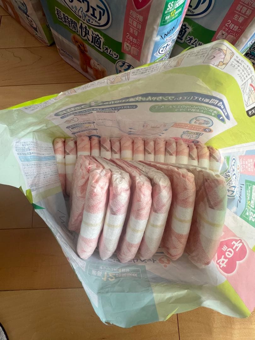 ユニ・チャーム マナーウェア 長時間 SS 34枚入10袋+バラ21枚