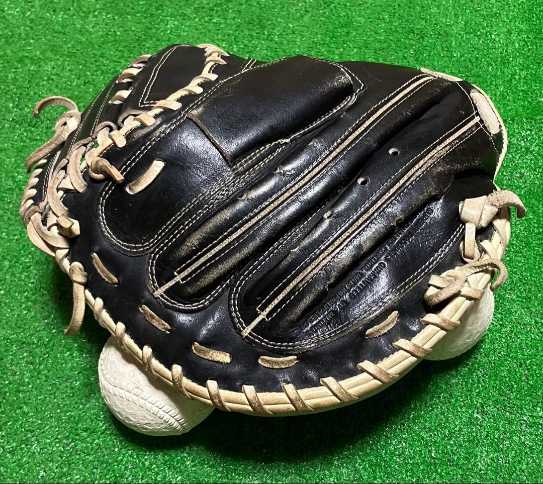 一般軟式野球用 キャッチャーミット ミズノ ビューリーグ 捕手 大人用 黒