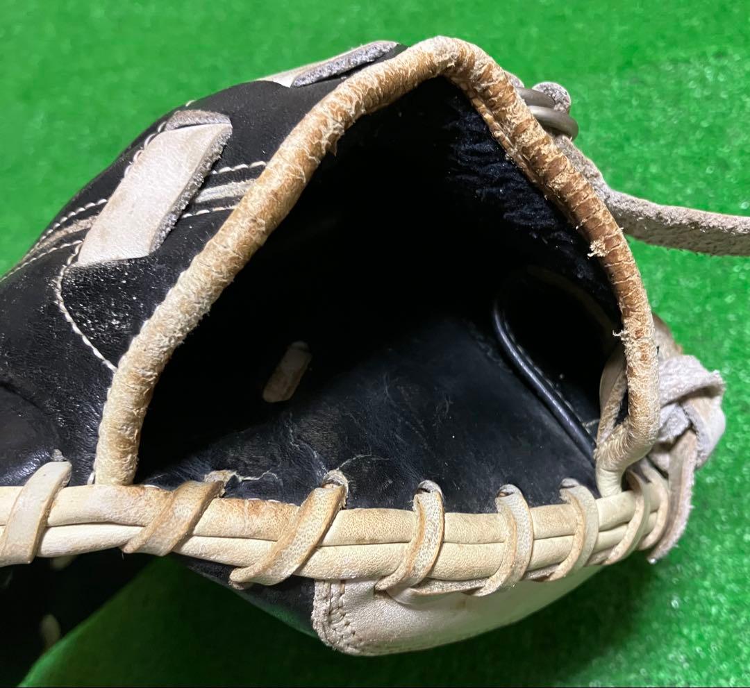 一般軟式野球用 キャッチャーミット ミズノ ビューリーグ 捕手 大人用 黒