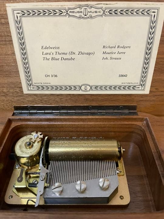 REUGE リュージュ オルゴール ch3/36 36弁