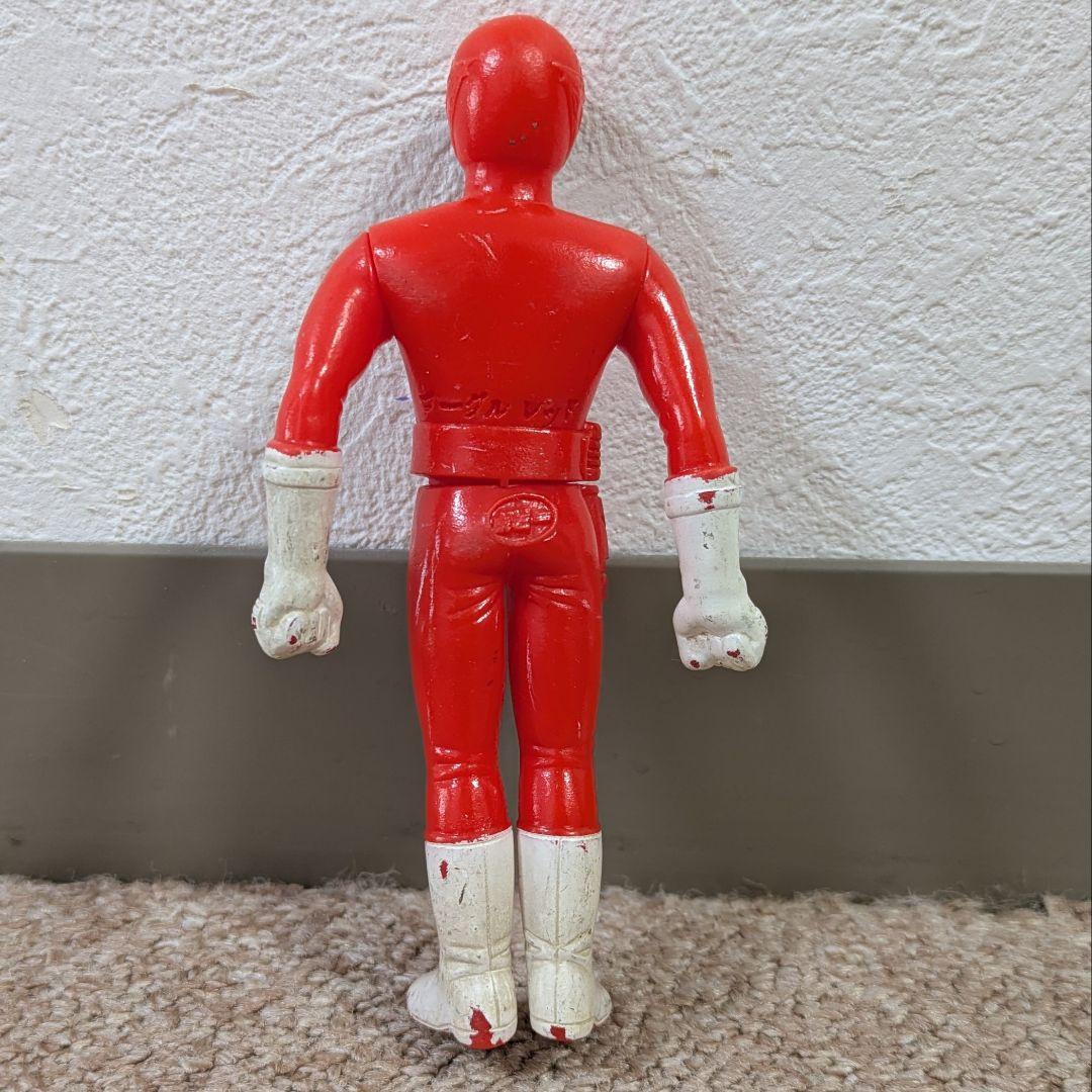 大戦隊　ゴーグルファイブ　ソフビ　ポピー　日本製　5体セット　昭和レトロ　戦隊