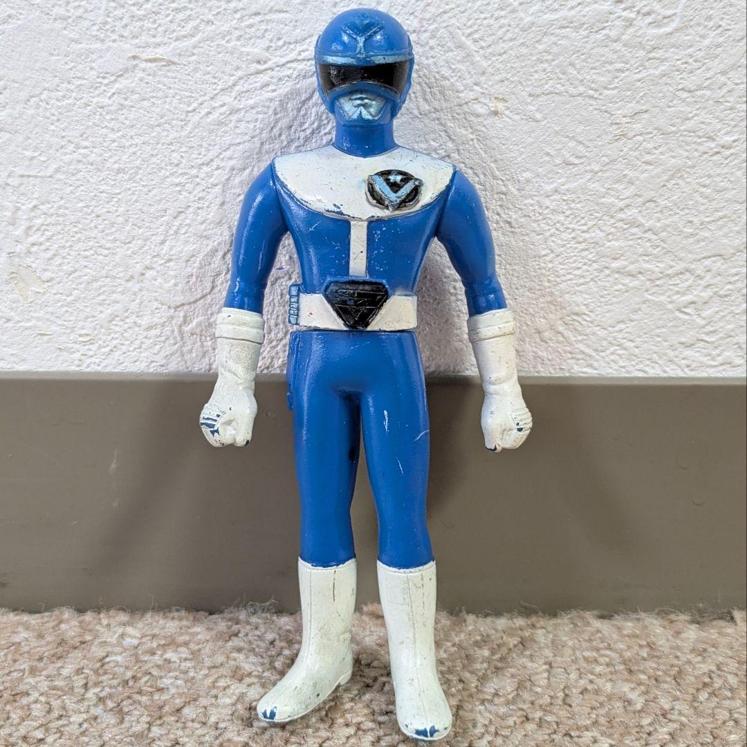 大戦隊　ゴーグルファイブ　ソフビ　ポピー　日本製　5体セット　昭和レトロ　戦隊