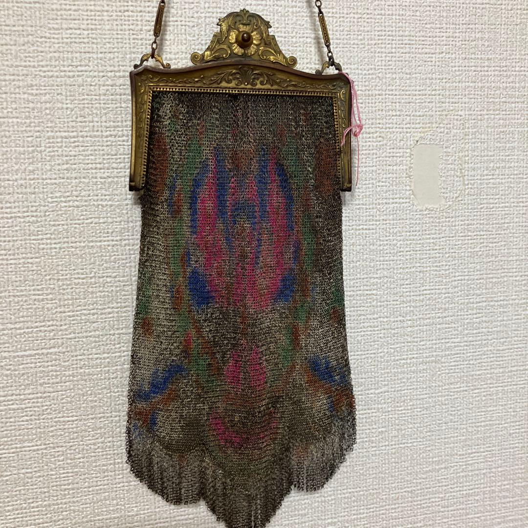 フランス　1920年　メタルバッグ