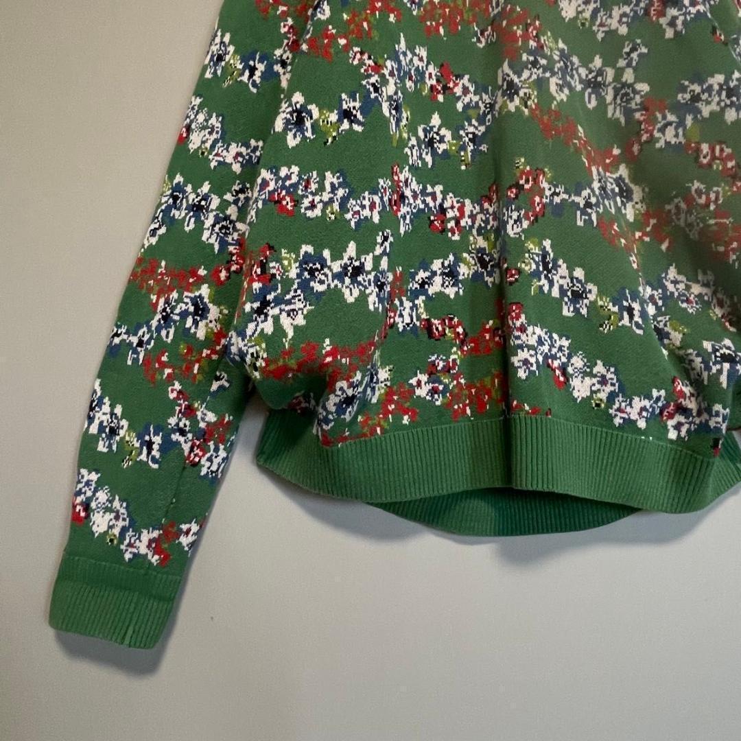 LL:Callaway 2.8万　日本製 総柄ニット 綿 未使用級 花柄 希少