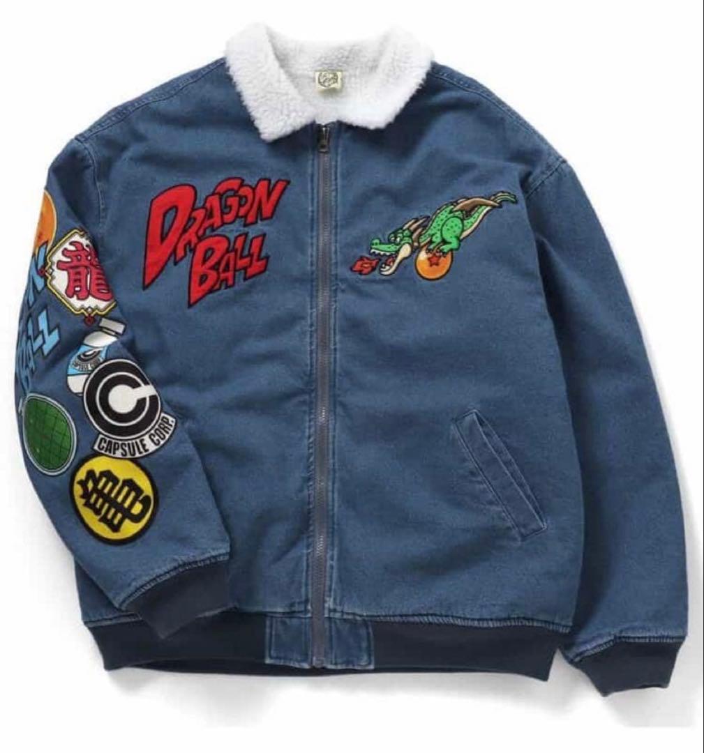 BREEZE ドラゴンボールコラボ_デニムボアジャケット