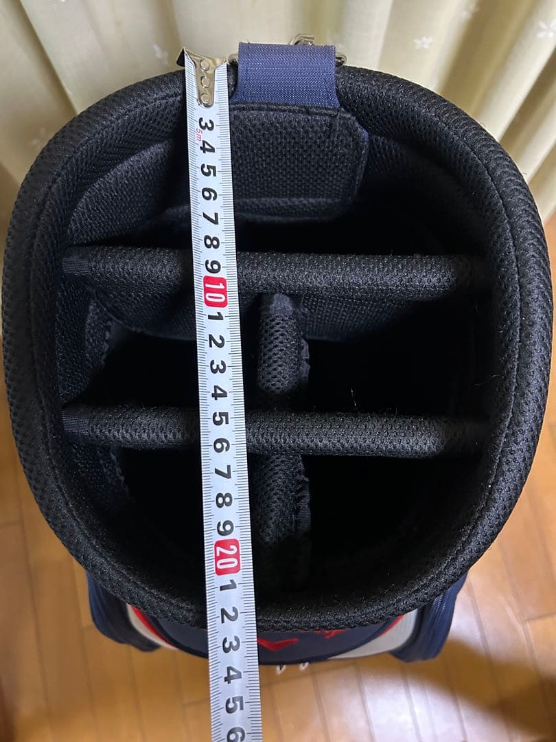 Callaway キャロウェイキャディバッグ 白紺赤　メンズ　ゴルフ