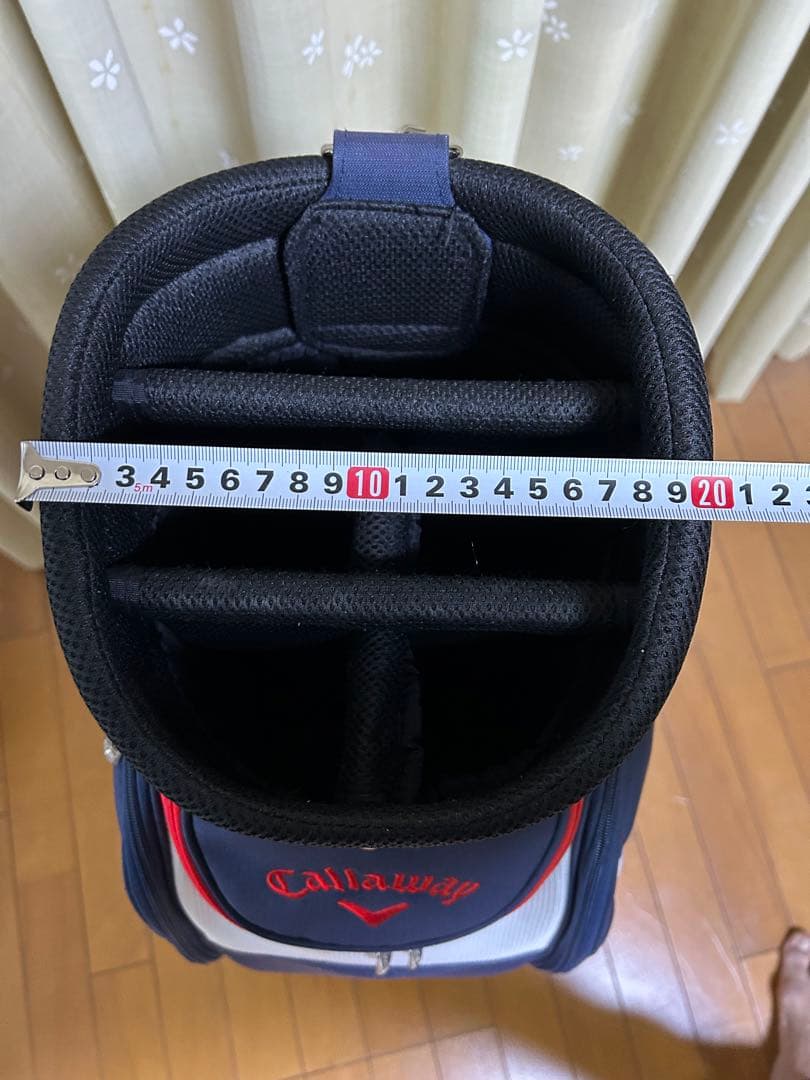 Callaway キャロウェイキャディバッグ 白紺赤　メンズ　ゴルフ
