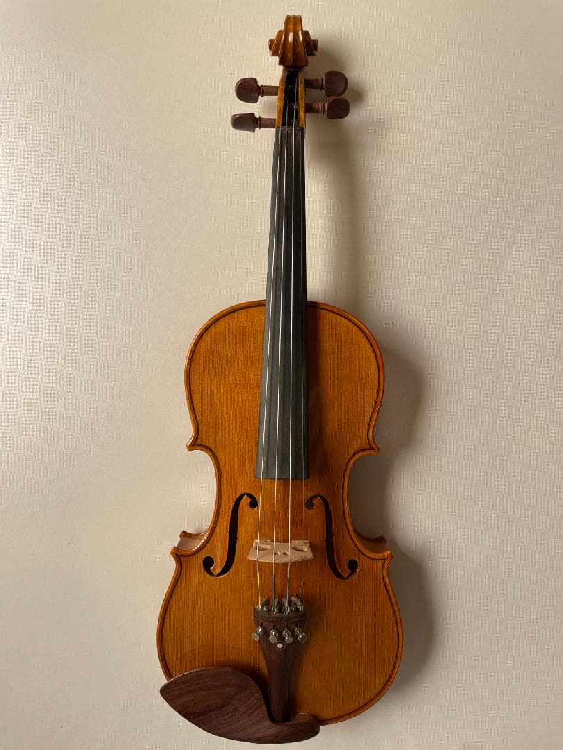 ノーラベル 手工品 バイオリン 美しいワンピースバック ４／４サイズ