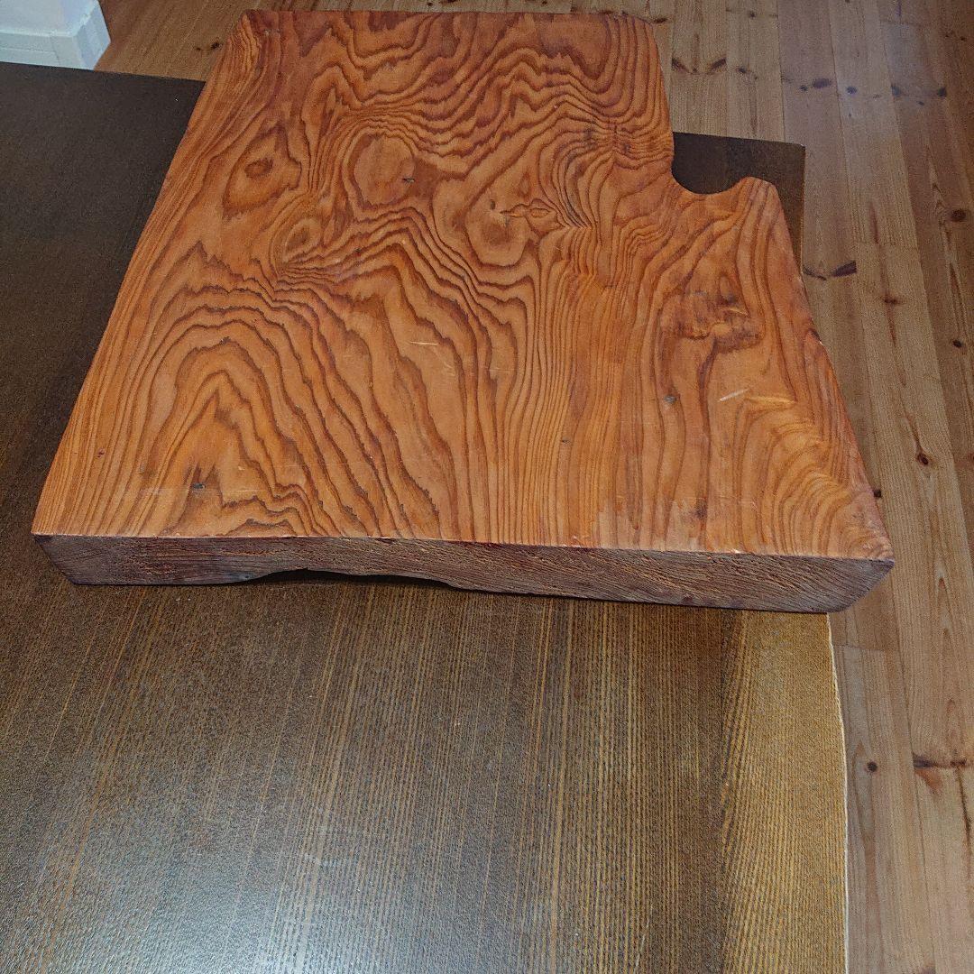 屋久杉無垢一枚板置物