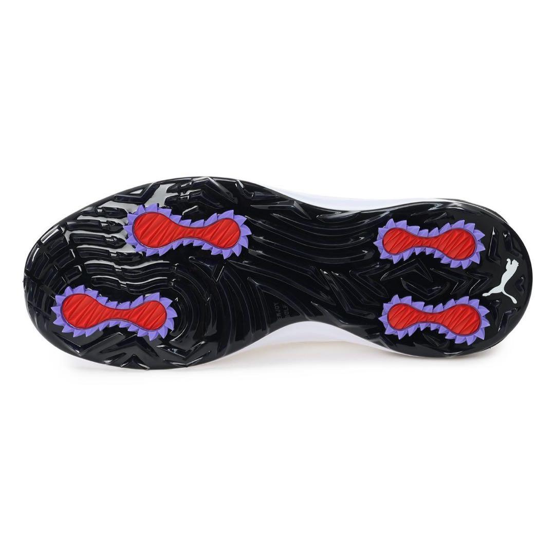 Puma DISC ゴルフシューズ ホワイト/ブラック/パープル