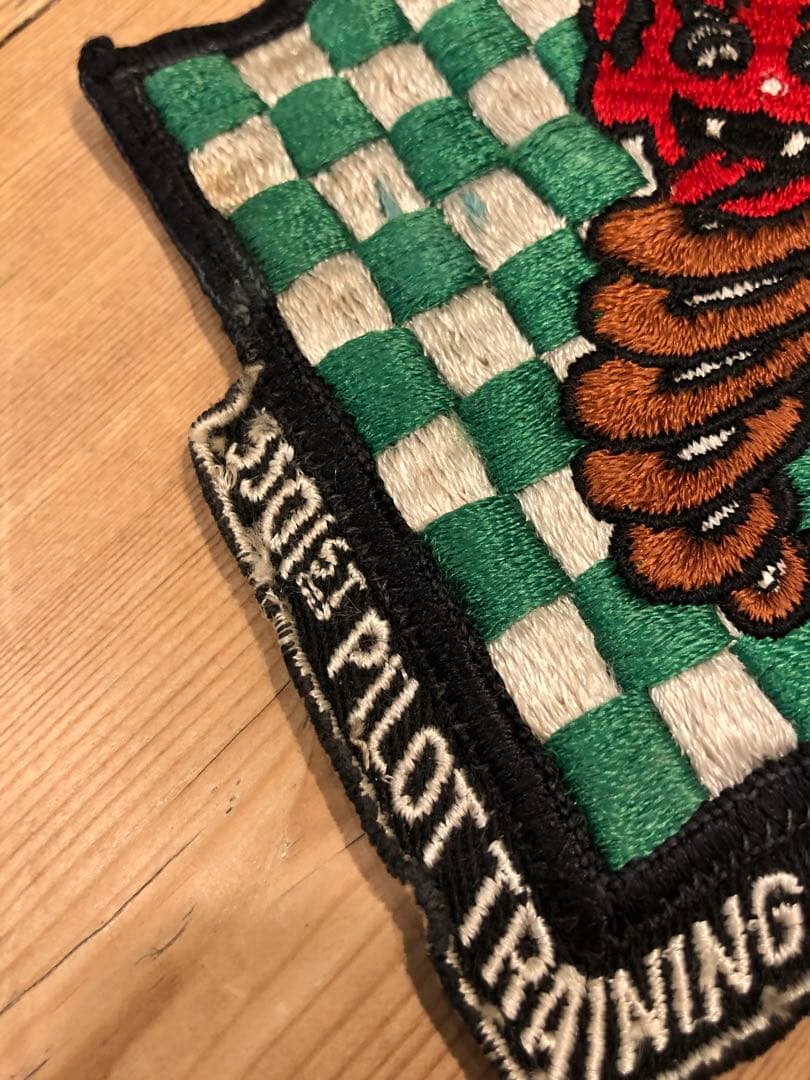 ビンテージ　60s デビル 悪魔　サタン ワッペン　ミッドセンチュリー レトロ