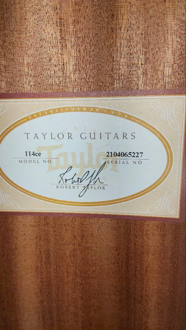 Taylor テイラー 114ce アコースティックギター