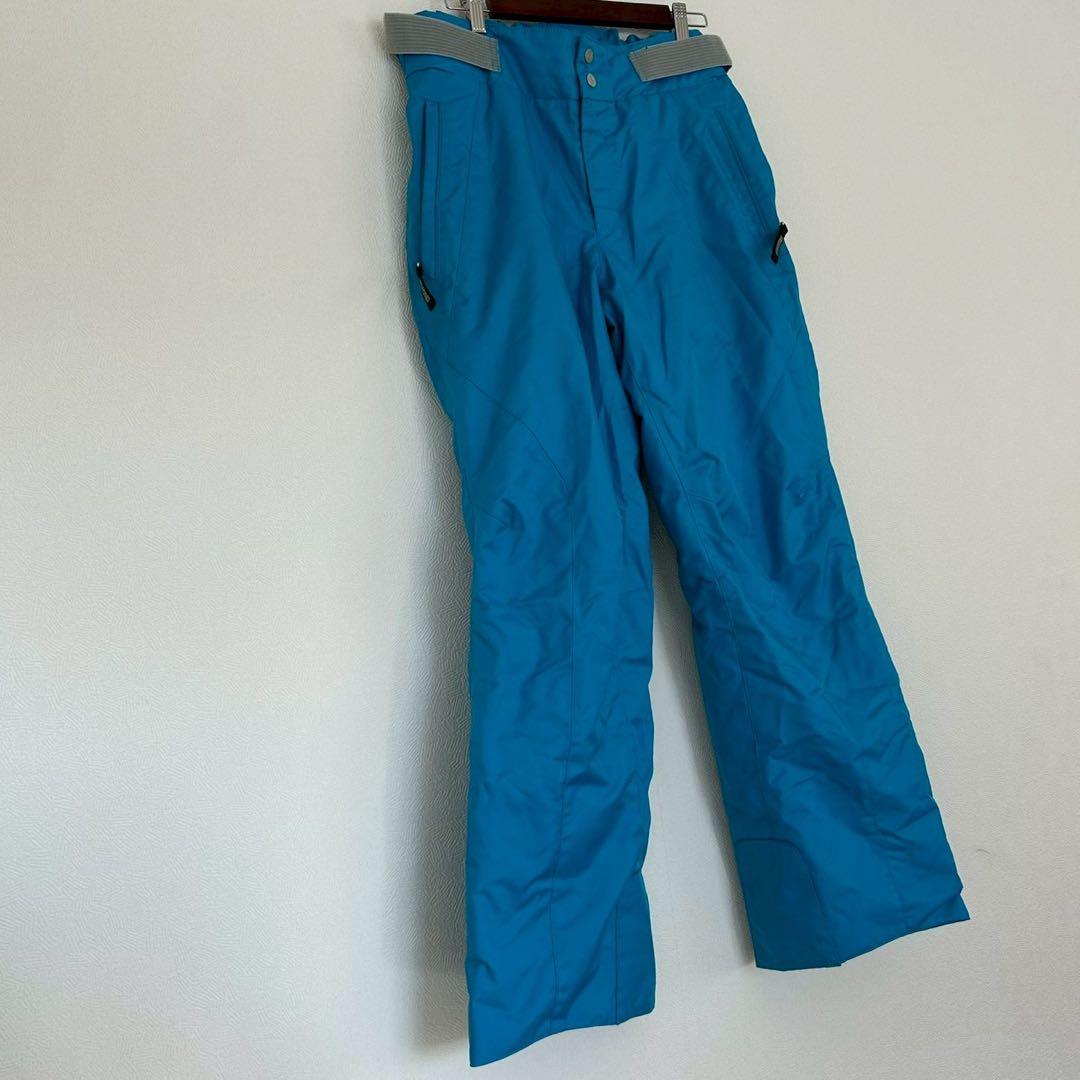 【GOLDWIN】L ホワイト/ブルー スキーウェア 上下セット c110