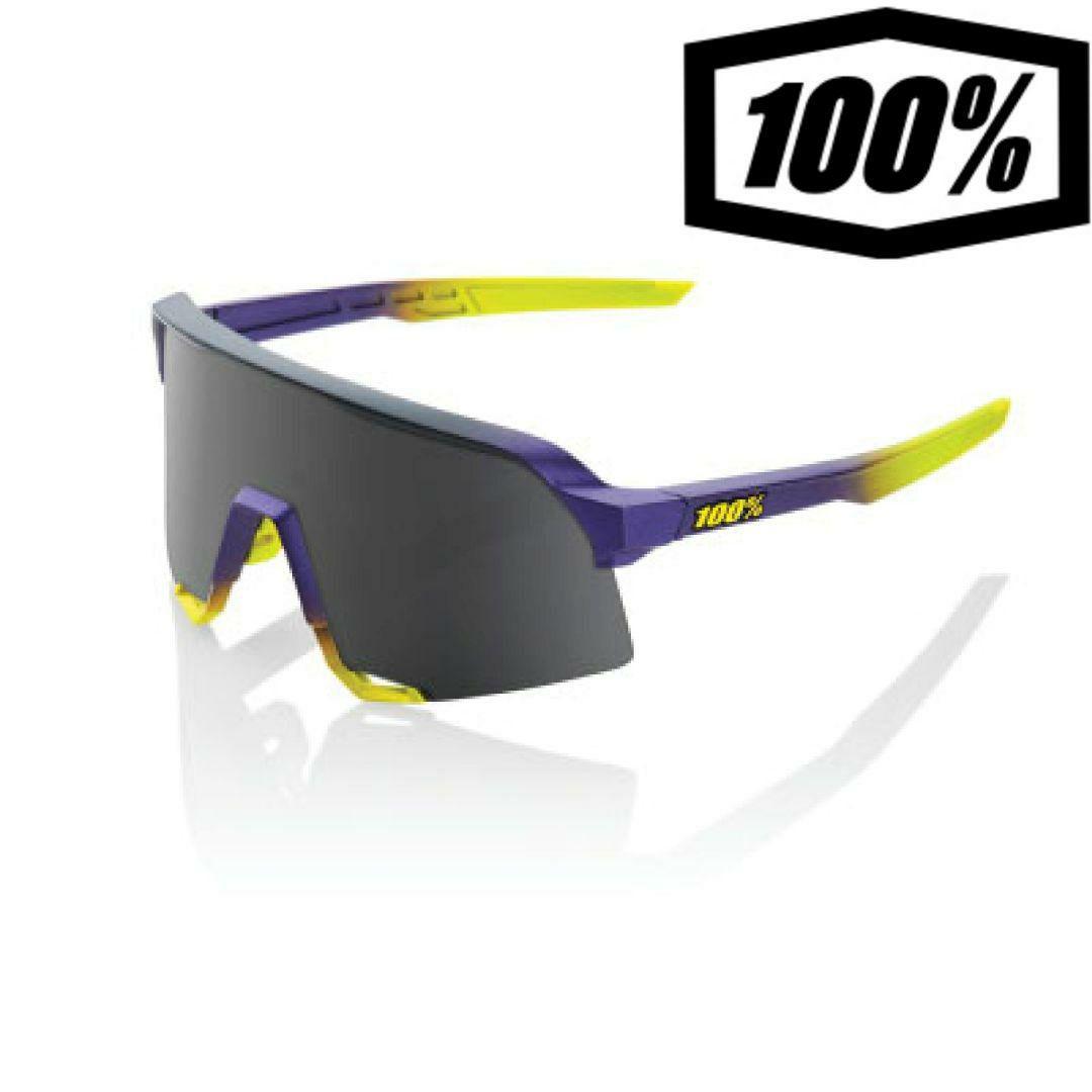 100% S3 パープル イエロー ワンハンドレッド サングラス