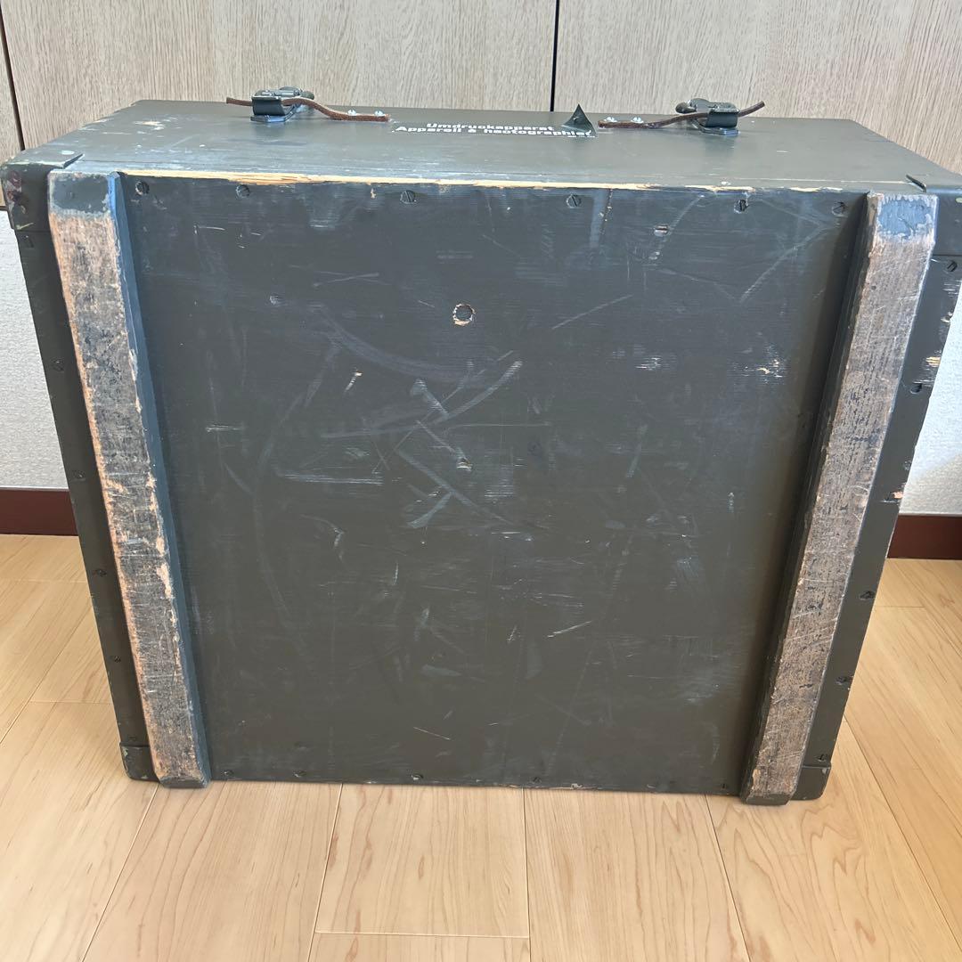 ミリタリーボックス　アウトドア　軍もの スイス軍　70年代70s