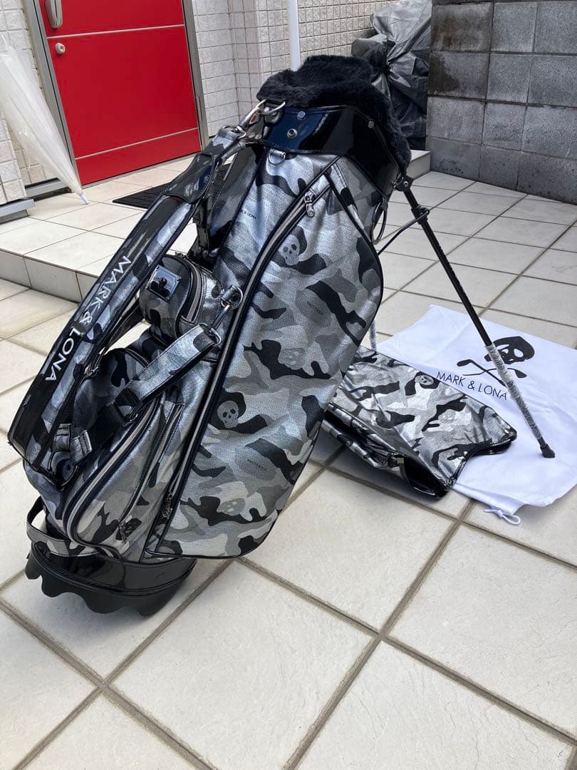 ★マーク&ロナ★ブラックカモ★スタンドキャディバッグ★