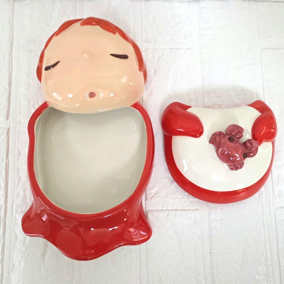 葵屋【崖の上のポニョ】ブックスタンド　キャンディポット　2点セット　箱あり