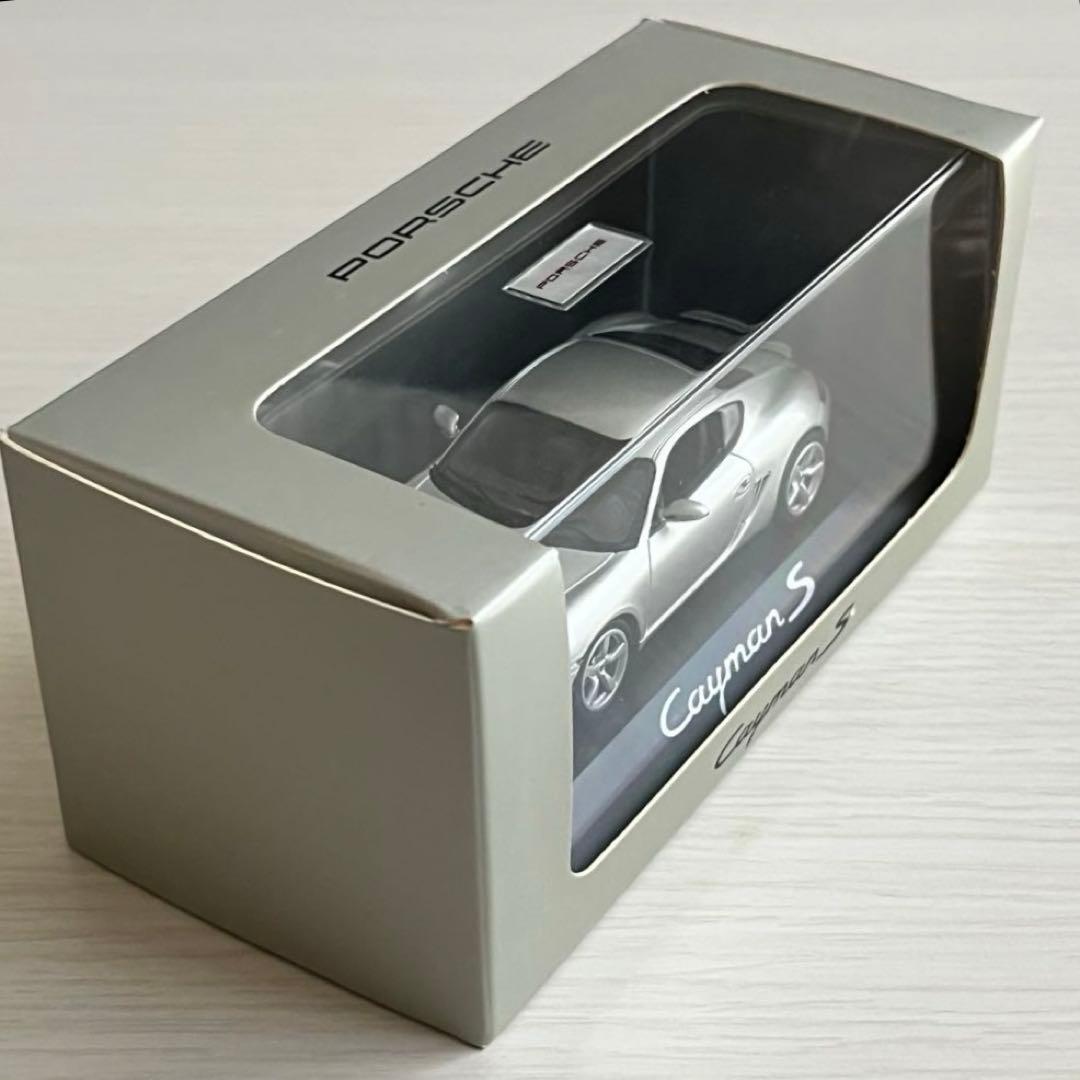 ポルシェ Cayman S シルバーミニカー