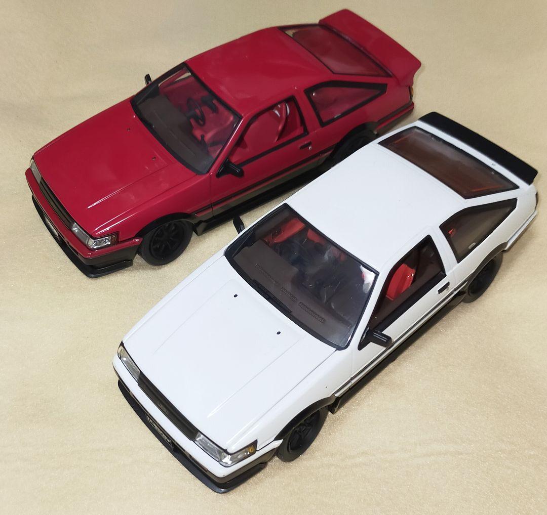川崎忍 アオシマ DISM 1/24 AE86 レビン 2台セット 現状品