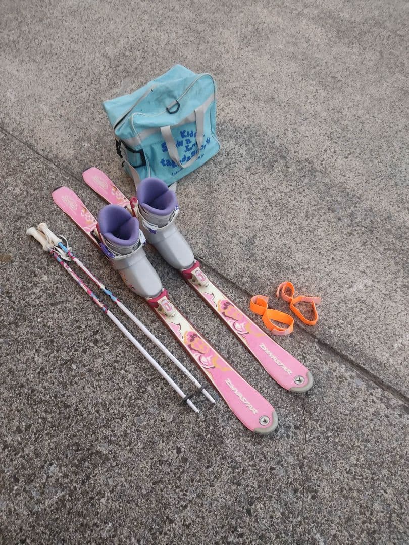 子供用 スキーセット（スキー板・ブーツ・ストック・金具・ブーツケース・バンド）3