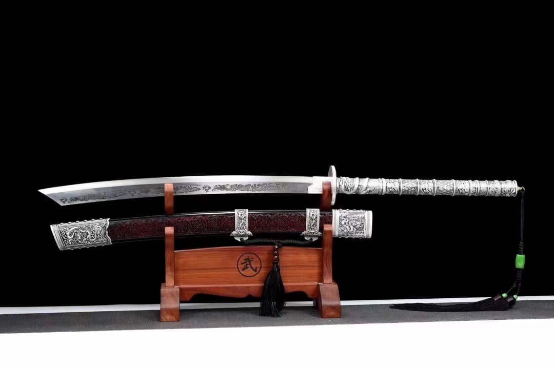 （拡大版）【キリン康熙】古兵器 武具　刀装具　日本刀　模造刀 居合刀 長尺