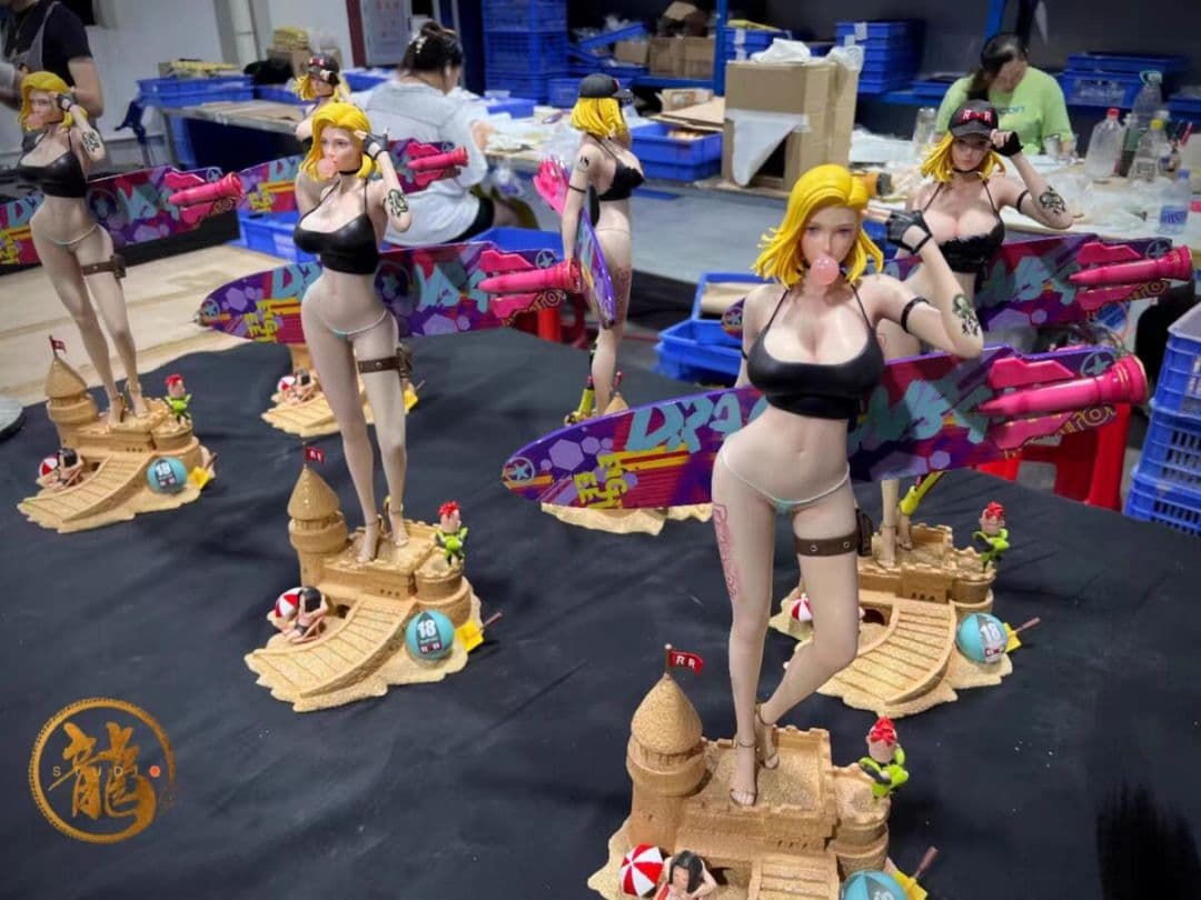 ドラコンボール アンドロイド18号 ガレージキット スタチュー フィギュア