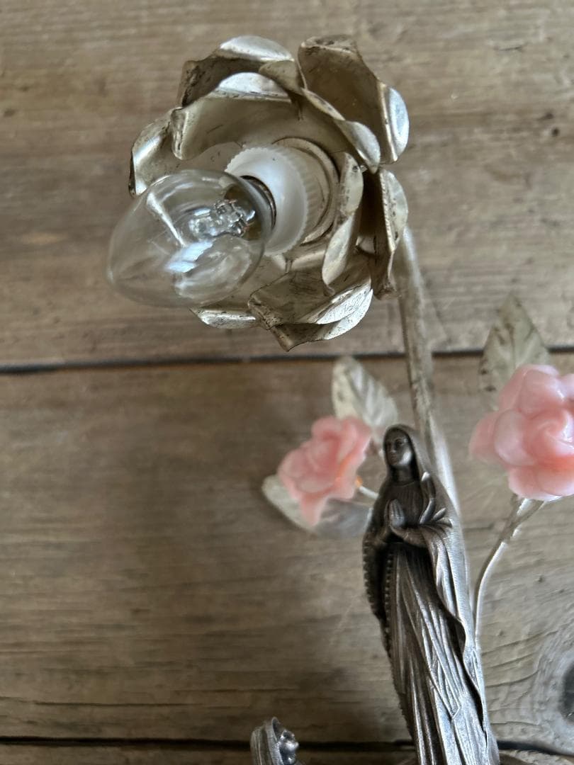 フランス　ルルドの泉　マリア　ランプ　オルゴール