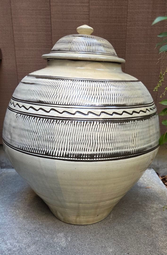 小鹿田焼 坂本茂木作 高さ55cm 大壺 民藝