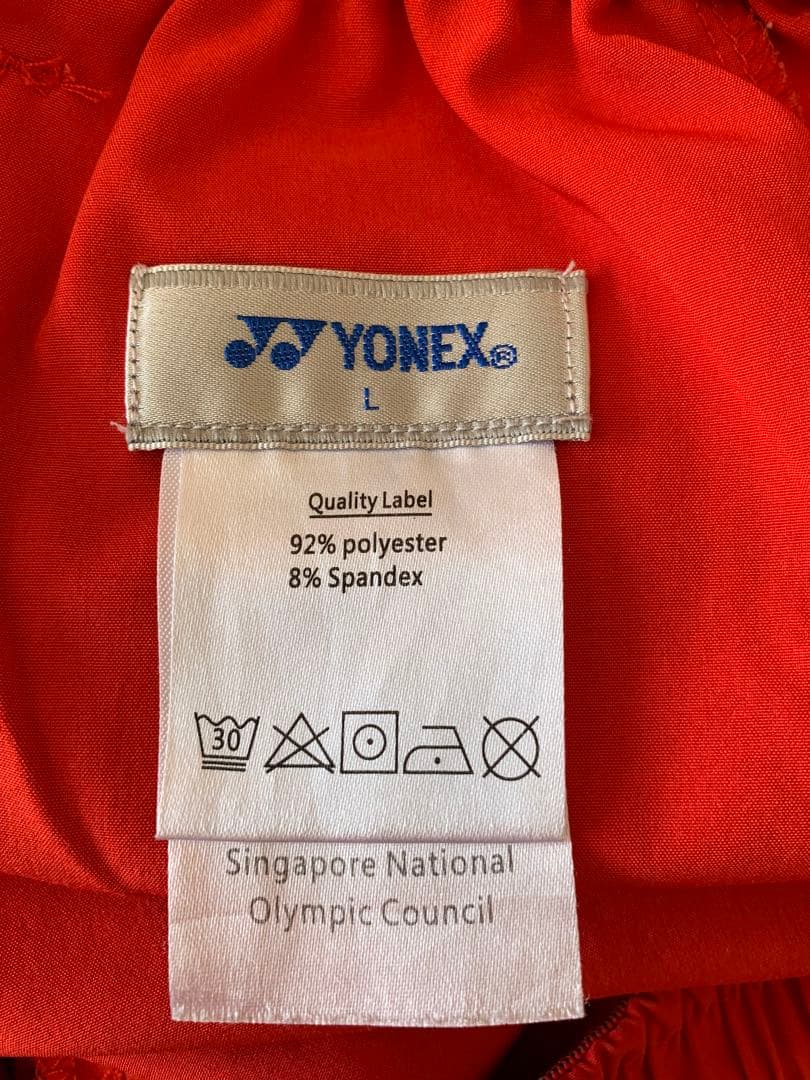 【希少】YONEX ヨネックス リンダンモデル ハーフパンツ Lサイズ レッド
