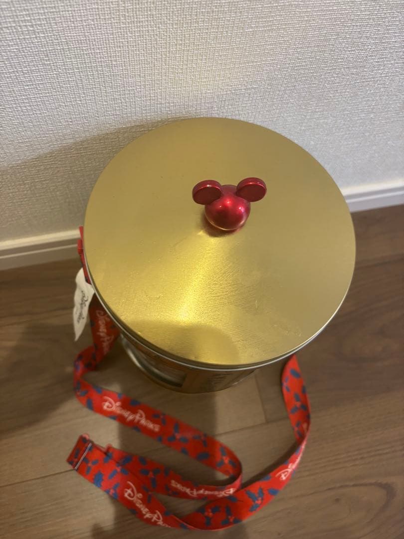 WDW限定　クリスマス　ポップコーンバケット　　オルゴール