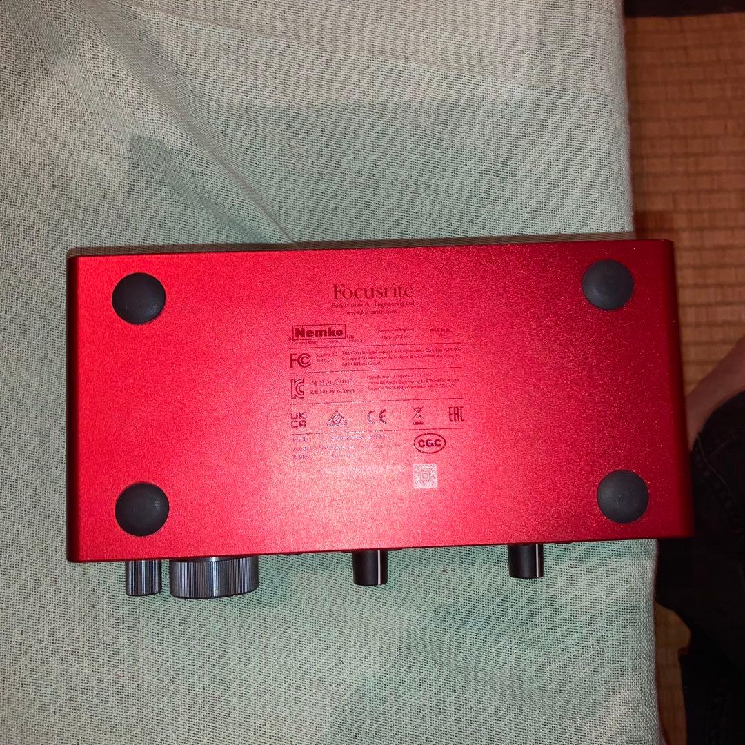 暮*し様 【11月半ばまで】オディオインターフェース&ヘッドフォンセット