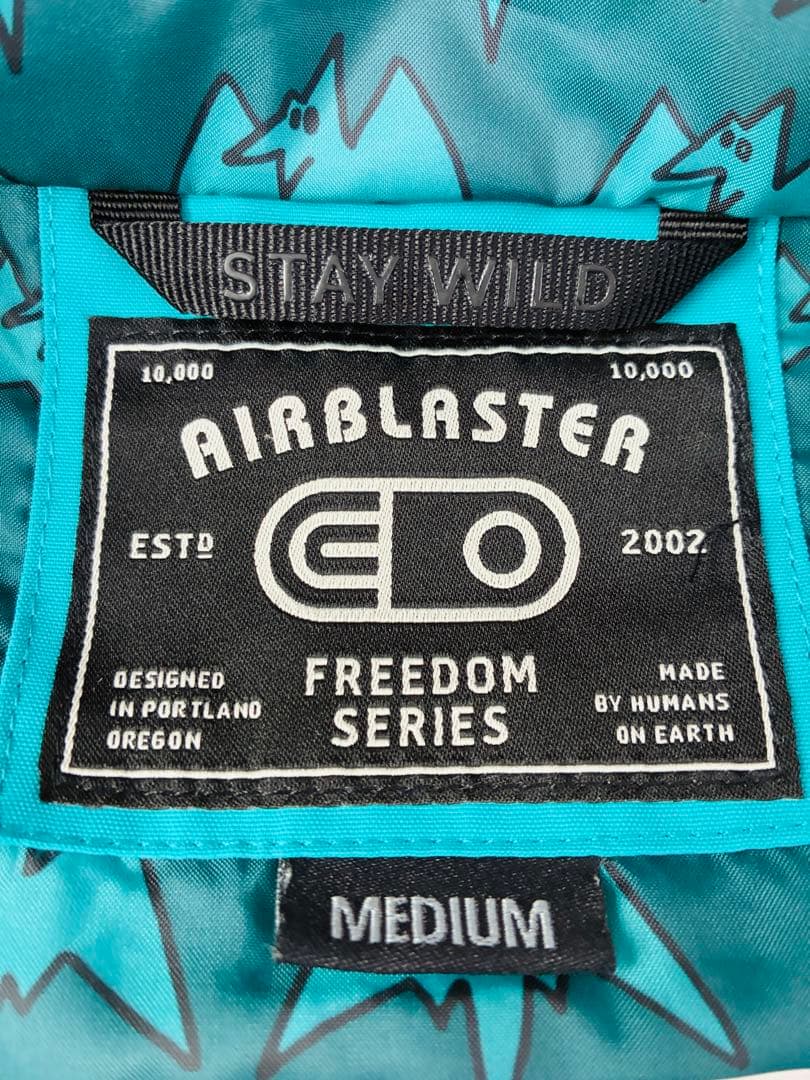 [美品]AIRBLASTER エアブラスター Mサイズ キッズ スノボ ウェア