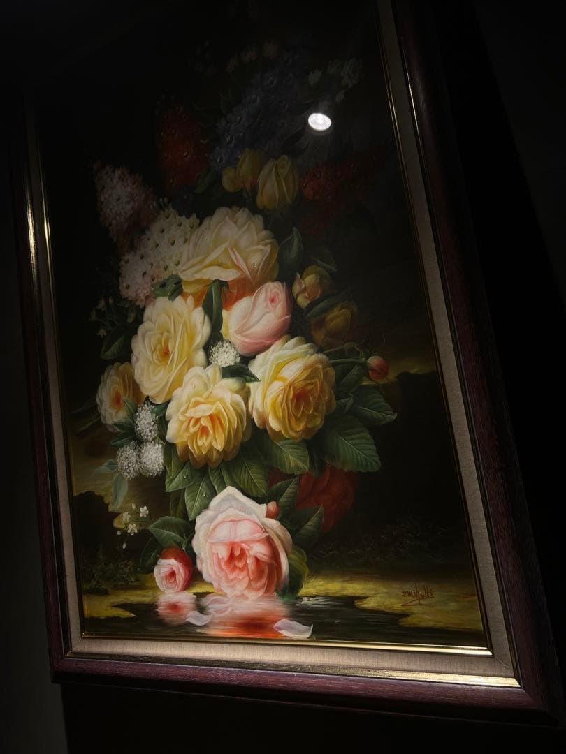 油彩画　写実画　リアリズム　30号　大作