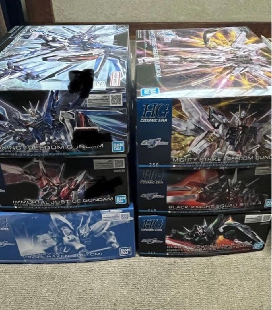 HGガンプラセット 6種