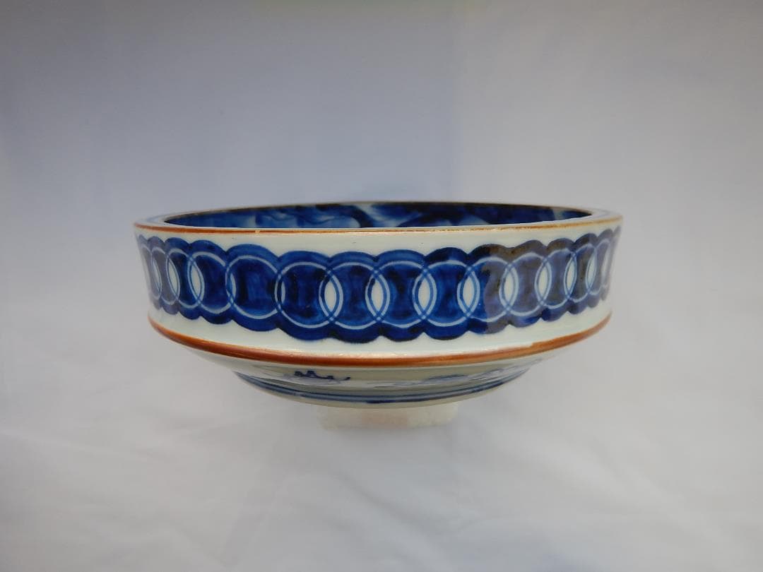 伊万里染付け深鉢