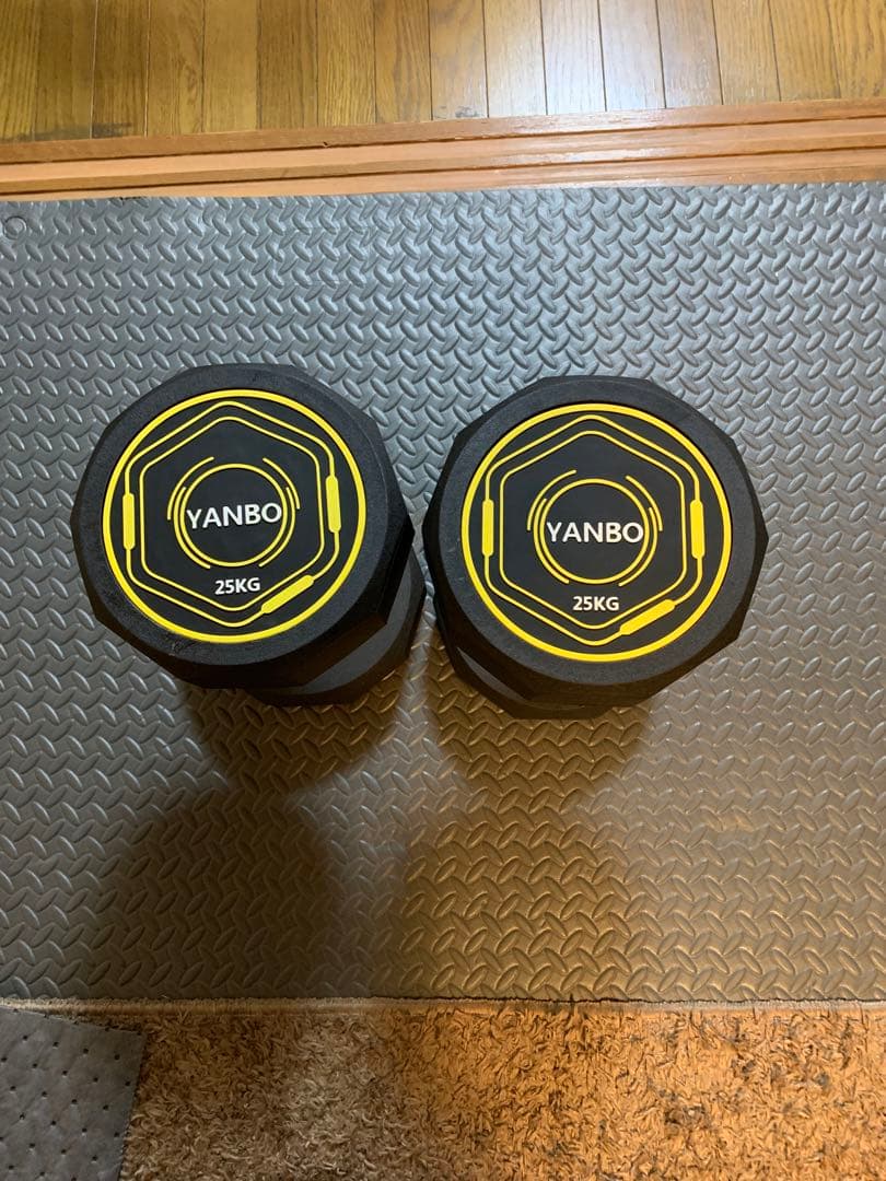 YANBO 25KG 六角ダンベルセット　引き取り限定