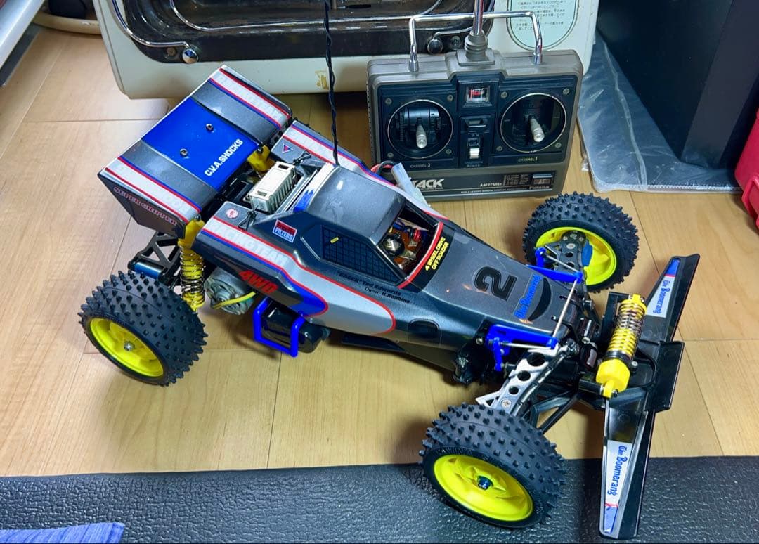 当時物 1986年製 タミヤ ブーメラン 修復 レストア品 実働