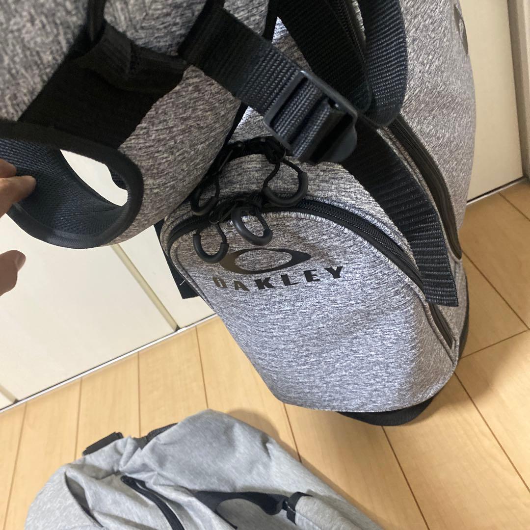 OAKLEY オークリー グレー キャディバッグ　美品　おまけ付き