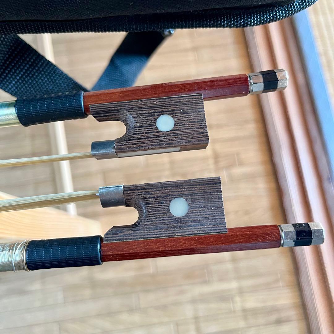 Eastarバイオリン 4/4 単板 ソリッド 弓2本