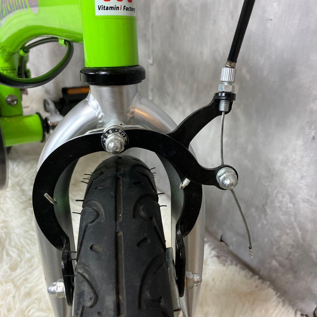 【極美品】へんしんバイク　12インチ　グリーン　緑　付属品多数